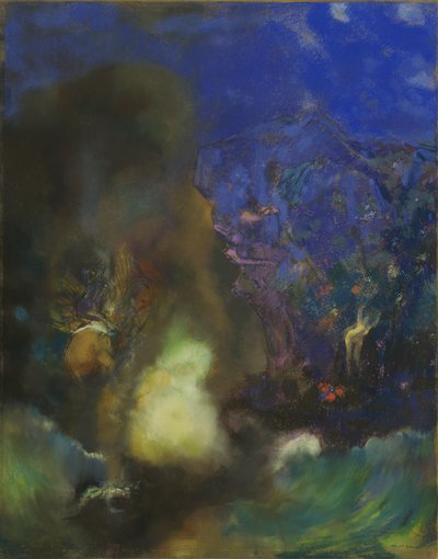Ruggiero e Angelica, c.1910 da Odilon Redon